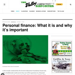 Personal finance: What it is and why it’s important