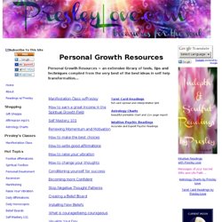 Personal Growth Resources
