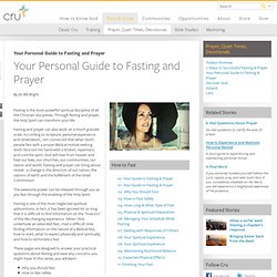 Your Personal Guide to Fasting and Prayer