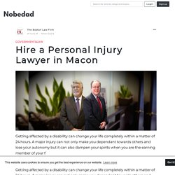 Hire a Personal Injury Lawyer in Macon