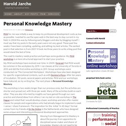 Personal Knowledge Mastery