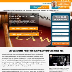 Personal Injury Lawyer Lafayette LA