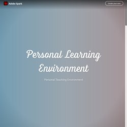 Personal Learning Environment