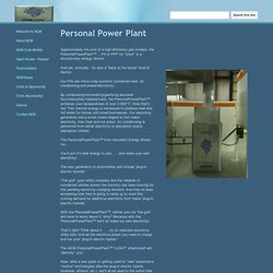 Personal Power Plant - Main Public Site