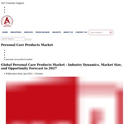 Personal Care Products Market