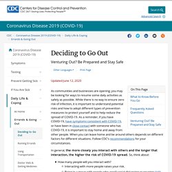 CDC Recomendaciones salidas postpandemia