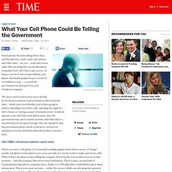 Have Cell Phones Become Personal Tracking Devices? - TIME - NewsTrust.net