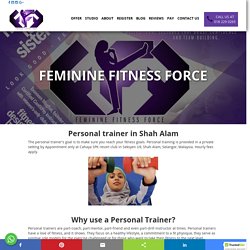 Personal Trainer in Shah Alam Malaysia