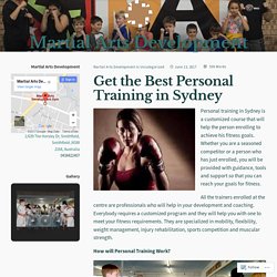 Get the Best Personal Training in Sydney