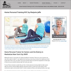 Home Personal Trainer for Seniors
