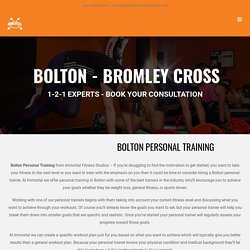 Bromley Cross, Bolton Personal Training