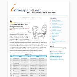 TEST PERSONALIDAD (temperamentos) - Bienvenidos a infoespacio.net