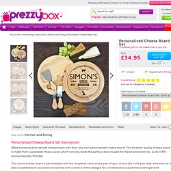 Personalised Cheese Board Set