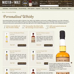 Personalised Whisky