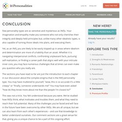INFJ Personality - Conclusion