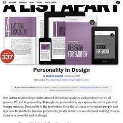 Personality in Design