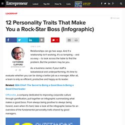 12 Personality Traits That Make You a Rock-Star Boss (Infographic)