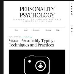 Visual Personality Typing: Techniques and Practices