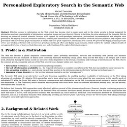 Personalized Exploratory Search in the Semantic Web