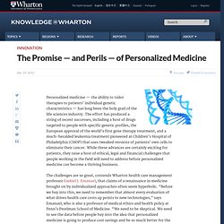 of Personalized Medicine
