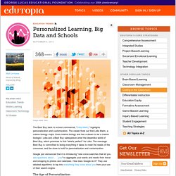 Personalized Learning, Big Data and Schools