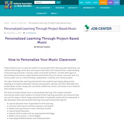 Personalized Learning Through Project-Based Music