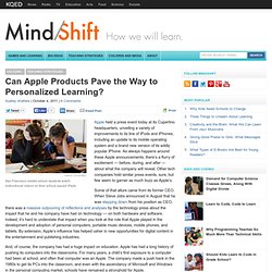 Can Apple Products Pave the Way to Personalized Learning?