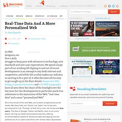 Real-Time Data And A More Personalized Web - Smashing Magazine