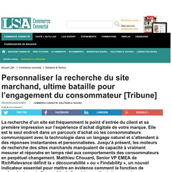 Personnaliser la recherche du site marchand,...