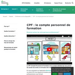 CPF : le compte personnel de formation