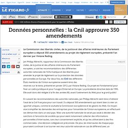 High-Tech : Données personnelles : la Cnil approuve 350 amendements