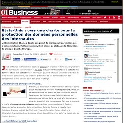 Etats-Unis : vers une charte pour la protection des données personnelles des internautes