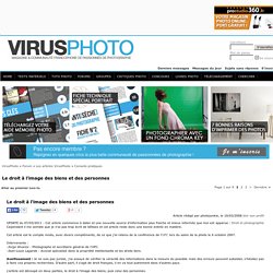 Le droit à l'image des biens et des personnes