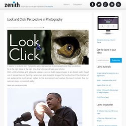 Look and Click: Perspective in Photography - Top Creative Mag - Creative Web Design and Digital Content Magazine