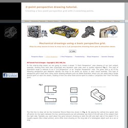 2 Point Perspective Tutorial: Creating a Perspective Grid