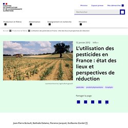 L’utilisation des pesticides en France : état des lieux et perspectives de réduction