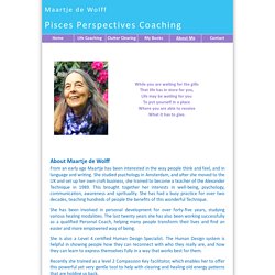 Pisces Perspectives Coaching - Maartje de Wolff - Life Coach in London