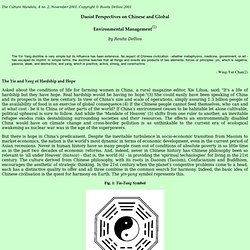 Daoist Perspectives on Chinese and Global Environmental Management