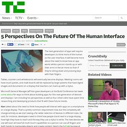 5 Perspectives On The Future Of The Human Interface