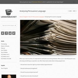 Persuasive texts | Pearltrees