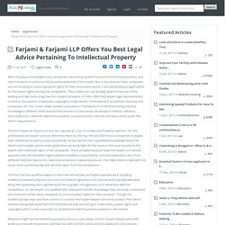 Significant Litigation in Terms of Intellectual Property by Farjami LLP