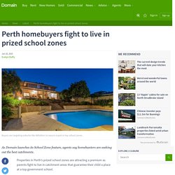 Perth homebuyers fight to live in prized school zones