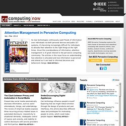 IEEE Pervasive Computing Magazine