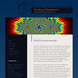 The Blog of Baphomet