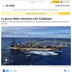 La pesca china amenaza a las Galápagos