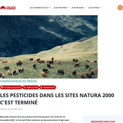 Les pesticides dans les sites Natura 2000 c'est terminé