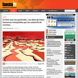 9 juin 2021 En finir avec les pesticides : les têtes de listes bretonnes interpellées par les collectifs de victimes