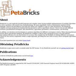 PetaBricks: Programming Language and Compiler