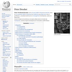 Peter Drucker