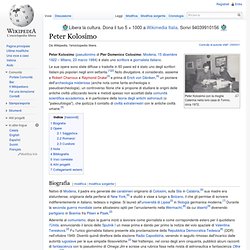 KOLOSIMO (wiki-IT)